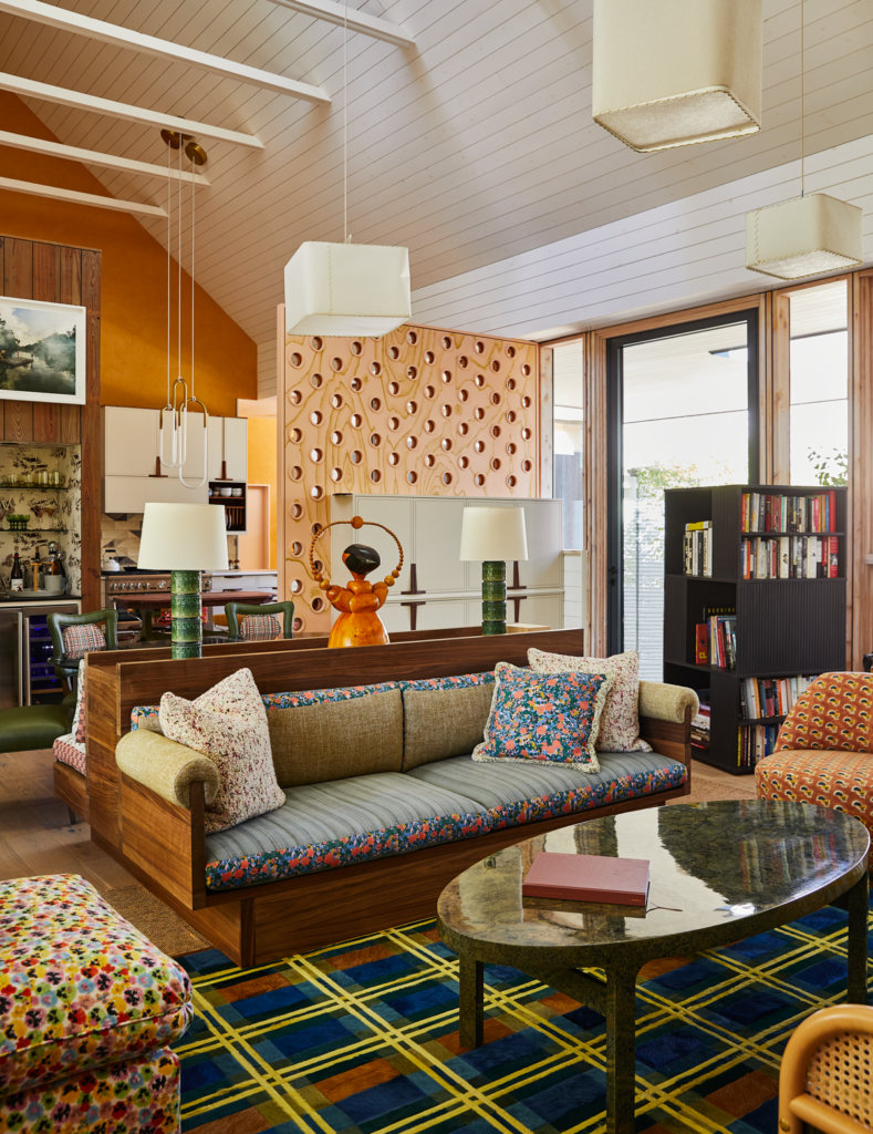 Living room Interior design photoshoot process.