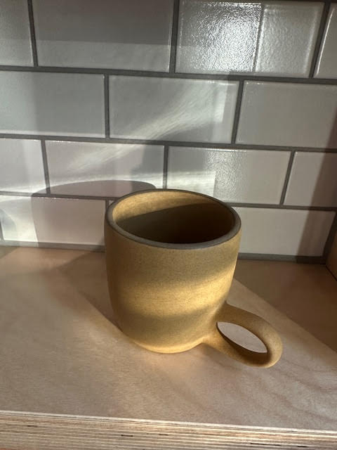 Heath Ceramics coffee mug.